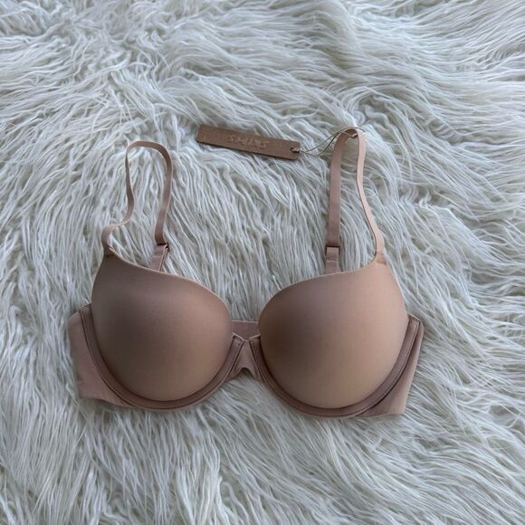 Skims Fits Everybody Push up Bra Clay Size 32C - Picture 2 of 6